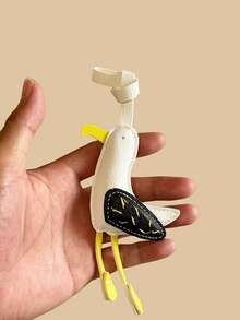 1pc Cute Seagull Pendant, PU Leather Material, Colorful Design, Suitable For Various Bag Charms, Car Keychain Accessories, Ideal Gift Jewelry - Multicolor - View 6