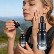 Bộ 3 chai thủy tinh nhỏ giọt nhiều kích cỡ 10ml 30ml 50ml, lọ rỗng đựng tinh dầu, nước hoa, mỹ phẩm, dùng để chiết và lưu trữ khi đi du lịch - Xem 6