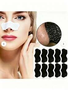 20 miếng dán lột mụn mũi dùng một lần, giúp thu nhỏ lỗ chân lông, loại bỏ mụn đầu đen và mụn đầu trắng, làm sạch và dịu da, giúp giảm lượng dầu thừa ở mũi, phù hợp cho cả nam và nữ, món quà Giáng sinh/Ngày lễ tuyệt vời. - Miếng dán trị mụn đầu đen - Xem 6
