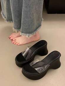 Women Wedges & Flatform - Black - View 3