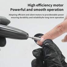 LIMEGIRL BM-609 專業級 45000RPM 電動美甲打磨機，便攜式可充電低噪音，適用美甲與足部護理，USB供電，鋰電池，壓克力貼片美甲，情人節禮物 - 彩色 - 查看 5