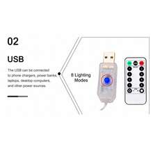 LED Curtain Lights, Dreamy String Lights With Remote Control, Perfect For Cozy Bedroom And Living Room Decor, Add Festive And Party Atmosphere, Create Romantic Curtain Lighting Effect - Multicolor - View 7