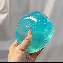 Blue Apple Clear Good Feel Office Stress Relief Venting Malleable Slow Rebound Squeeze Toy Gift Squishy Toys - Multicolor - View 5