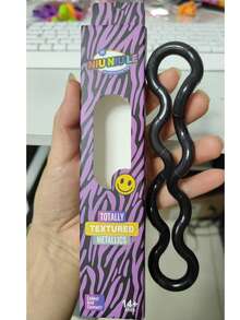 1件裝溫度感應扭繩多色水晶電鍍思考訓練繩壓力緩解玩具（可組裝成各種形狀，包裝盒顏色隨機發貨，隨溫度變色） - 彩色 - 查看 20