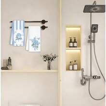 Bộ 2 khăn lau bếp màu xanh sọc họa tiết hoa cẩm tú cầu xanh và bướm, mềm thấm hút, giặt máy được, tái sử dụng, phụ kiện nhà bếp, trang trí tiệc nướng và ngày lễ, quà tặng - nhiều màu - Xem 7
