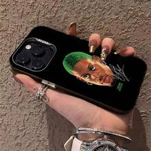 Retrato de  verdefunda de teléfono Fundas compatibles con ,Apple,VIVO,OPPO,,, y Honor.Fabricadas en silicona TPU,ofrecen protección contra golpes y caídas. - Negro - Ver 5