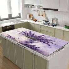 1pc Watercolor Lavender Bouquet Pattern Dish Drying Mat, Highly Absorbent Dish Drainer Pad, Multipurpose Use For Kitchen, Dining Table, Bar Counter, Home Decor, Gift - XYLSD-418 - View 16
