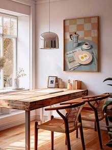 1 pieza Impresión en lienzo, Arte de pared de cocina mediterránea, Póster de bodegón de alimentos, Arte de restaurante colorido, Ilustración de ensalada de frutas, Decoración de pared estilo granja, Decoración de pared estética, Decoración del hogar, Póster de apartamento, Decoración artística, Decoración de dormitorio, Decoración de habitación, Decoración de sala de estar, Decoración de baño, Decoración navideña, Impermeable, Póster de oficina - Arte de cocina - Ver 7