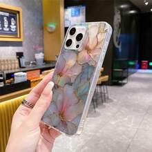 Ốp điện thoại thời trang tối giản màu bạc, họa tiết hoa, lông vũ, chất liệu chiffon, tương thích với iPhone 17/17 Pro Max, 15, 16/16 Pro, Painted 15 Pro Max, P13, P14, P11 Soft Case, P12 Anti-Drop, XS, XR, 7/8, 7/8 Plus, S2, A14, A15, S23 Ultra, A50, A12, A32, A52, A72, A51, A21S, A13, A14, S22 Ultra, S23, A33, A53, S20 FE - Nhiều màu - Xem 4
