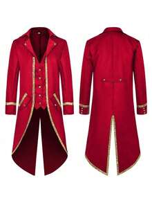 Cosplay Clothing - Phnom Penh Swallowtail Coat 2 Red - View 4