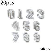 10/20/30pcs Multicolored Embroidered Number Patches, Combination Number Clothing Patches For DIY Decoration On Shirts, Skirts, Pants, Hats, Jeans - Multicolor - View 36