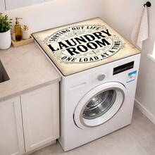 1 pieza Felpudo absorbente con diseño de lavandería para decoración del hogar, Felpudo absorbente para mostrador de máquina de espresso, Felpudo absorbente para fregadero, Felpudo absorbente suave para grifo, Felpudo absorbente para taza de fregadero, Accesorios para cocina y baño - Multicolor - Ver 8