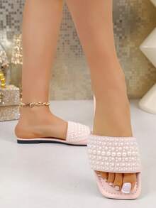 Women's Flat Sandals, Fashionable, High-End, Durable, Comfortable And Casual, An Excellent Choice For Ladies - Pink - View 6