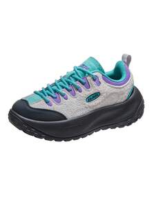 CAMEL CROWN New Women's Outdoor Breathable Casual Sports Shoes, Bread-Shaped Upper, Wear-Resistant Non-Slip Hiking Shoes - Chip Gray Black - View 2