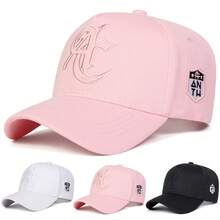 1顶女士AC字母刺绣棒球帽，街头时尚帽，户外防晒休闲帽，适合春秋季旅行、海滩度假 - 多色 - 查看 8