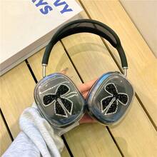 Rhinestone Bow Protective Case For Amax Headphone, Suitable For Apple Headphones - Multicolor - View 2