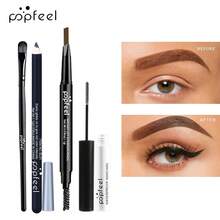 POPFEEL 40 Colors Matte & Glitter Eyeshadow Set, Includes Eyebrow Pencil, Mascara Brush, Long-Lasting Waterproof Eye Makeup, Suitable For Beginners, Holiday Gift - Green - View 4