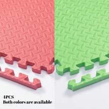 [Freshly Produced, Please Ventilate To Remove Odor Before Use]4/8/12Pcs Leaf Pattern Patchwork Crawling Mat 30x30x1cm Size, Multiple Color Combinations With Fresh Aesthetics! Leaf Pattern Non-Slip Texture + 1cm Thick Cushioning, Baby Crawling And Playing Anti-Collision, Can Be Freely Assembled To Fit Different Spaces, Essential For Home Baby Activity Area, And Practical, Better After Ventilation - 30*30 Crawling Mat - View 37