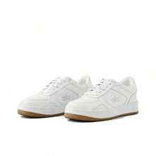 Alo Yoga Recovery Mode Leather Comfortable And Simple Low-Top Sneaker, Unisex, White - A0685U-white - View 2