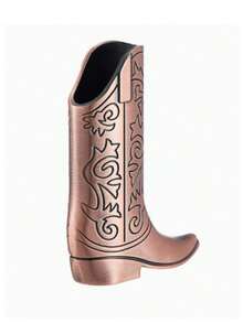 1pc Creative Embossed Women's Boot Lighter Case, Compact Storage, Boot Accessory, Decorative Stand, Embossed Design, High-Quality Craftsmanship, Fashionable Metal Material, Protective Case, Portable Stand, Elegant & Stylish, Essential For Women - Multicolor - View 14