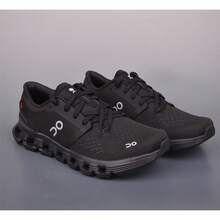 On Running Cloud X4 Men's And Women's Lightweight Mesh Breathable Cushioned Comfortable Casual Sports Running Shoes - X4-全黑 - 查看 3