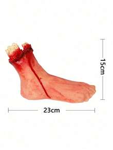 1 Set Halloween Realistic Organ Props, Horror Fake Hands And Bloody Hands - For Haunted House, Bar And Escape Room Decoration; Realistic Prank Heart, Severed Hands, Severed Feet And Bloody Hands, Halloween Horror Atmosphere Decor, Halloween Party Table Decoration - Multiple Styles - View 8
