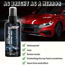 Spray de recubrimiento nano 3 en 1 para automóviles - Fórmula de alta calidad resistente a los arañazos, acabado de alto brillo, anti-desteñido, apto para todo tipo de pintura de automóviles Revestimiento cerámico - 100 ml - Ver 10