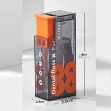 1个自动弹出式牙签盒，优质便携式迷你牙签收纳盒，长方形牙签分配器，适用于家庭办公室桌面 - 彩色 - 查看 15