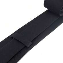 Set Of 5 Light Gray Formal Ties For Groomsmen, Weddings, Events, And Conferences - 黑色 - 查看 6
