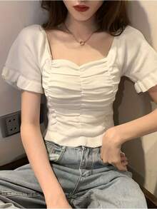 Women Tops - Yellow - View 10