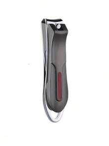1pc Stainless Steel Anti-Splash Nail Clipper, Bionic Design Nail Trimmer, Manicure Tool, Foot Care Scissors - Multicolor - View 6