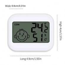 Electronic Thermo-Hygrometer For Home, LED Alarm Clock, Multifunctional Weather Station, High-Precision Indoor Temperature And Humidity Alarm Device - Type 1 - View 10