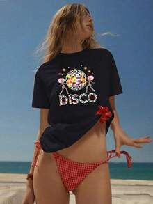 Women T-Shirts - Black - View 8