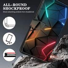 GLANDOTU PU Leather Shockproof Mobile Phone Case With Card Holder And Magnetic Clasp Design, Suitable For Various Mobile Phone Brands And Models. - Multicolor - View 3