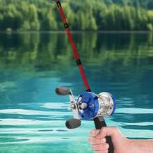 SENDERPICK 1PCS Conventional Reel For Catfish Baitcasting Fishing Reel Round Baitcasting Reel - Blue - View 2