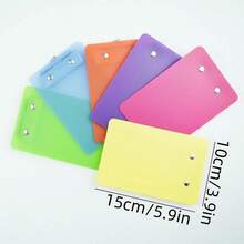 Multifunctional Portable Storage Board With Clips, Hanging Plastic Clip For Notes, Note Storage Rack For Home Office And Study. - Purple - View 7