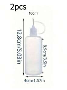 1 Bottle Precision Craft Glue - 1.01 Oz Fine Tip Applicator, Refillable, Easy Squeeze, Suitable For Paint Pouring Crafts, Delicate Projects (Bottle Only!) - Precision Craft Glue Bottle - View 13