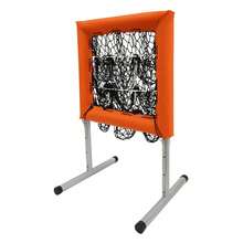Baseball Training Net - Heavy-Duty Pitching & Hitting Practice Net With Sturdy Base, Portable - Orange - View 9
