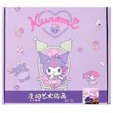 SANRIO 魔法艺术贴纸套装，可爱卡通DIY贴纸，创意即撕即贴贴纸，适用于剪贴簿、日记本、笔记本电脑、手机壳、水瓶、行李箱、吉他、滑板、儿童、青少年、成人、派对、生日礼物、家居装饰、手工工艺品 - 庫洛魔幻貼紙 - 查看 10