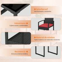 Patio Furniture - Red - View 3
