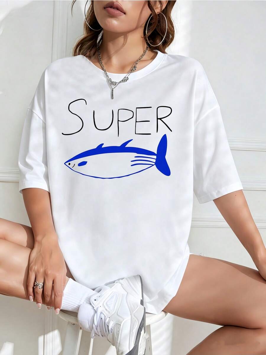 Super Tuna T-Shirt, Super Tuna Jin T-Shirt, Super Tuna Kim Seokjin T-Shirt, Kim Seokjin Fan T-Shirt, Gift For ARMY Fans, T-Shirt, Fun Graphic Super Tuna2026 T-Shirt, New Arrival, Super Tuna T-Shirt, Unisex, Plus Sizes - trắng - Xem 1