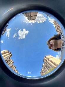 Interesting Mobile Phone Fisheye Lens Three-In-One Mobile Phone Lens Magnifying Glass Fisheye Wide-Angle Macro Selfie Portable Lens Photography It Is Very Suitable For Macro And Wide -Angle Shooting Props 1 Set Of 3 -In -1 Filter And Wide -Angle Macroex Fish Eye Light Bulb And External SLR Large Bulb, Ideal Macro - A - View 4