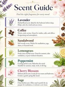 25pcs/Set Aromatherapy Incense Sticks, Lavender, Sage, Mint, Cherry Blossom, Coffee, Sandalwood, Lemongrass Scents, Natural Ingredients With Flower Petals, Long-Lasting Fragrance, Suitable For Gifts, Ramadan, Hosting Guests, Meditation, Air Purification - Incense Sticks - View 3