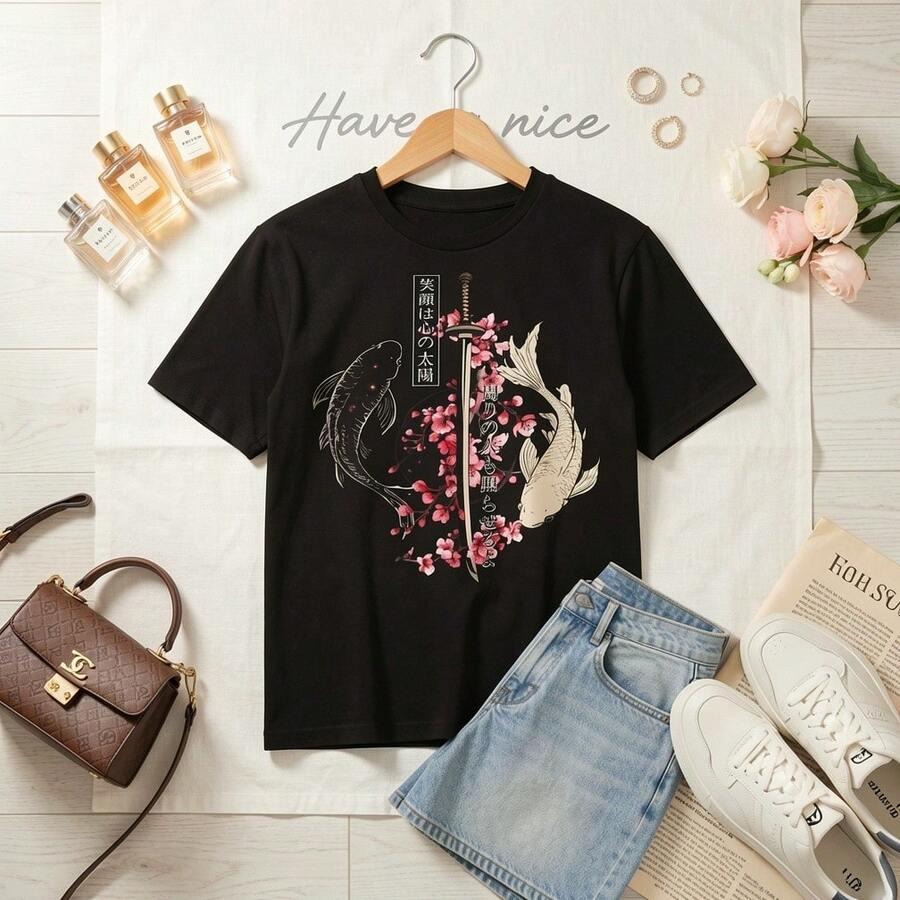 verano Cuello redondo playeras de hombre gym Ocio vacaciones alta calidad camisas para hombre Estampados de moda Y2K ropa de hombre sudadera para festival conjuntos de hombre regalos para hombre México local - Negro - Ver 1