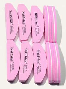 10/5/3/1pc/Set 100/180 Grit Nail File Set, Nail Care Tools, Nail Art Tools, Back To School Essentials, Nail Care, Artificial Nail Tools - Multicolor - View 4