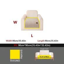 1件裝泡泡絨毛沙發坐墊，柔軟舒適防滑座墊，適用於寵物沙發保護，客廳使用 - 多款式 - 查看 13