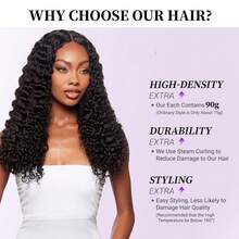 ZHENDEFA Bundles Human Hair 3C4A Spiral End Quick Burmese Curly Water Wave Bundles Human Hair Extensions For Women Natural Black - SNatural - View 9