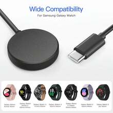 [1pc, 3.3ft] Galaxy Watch 8/8 Classic/7/6/6 Classic/5/5 Pro/Ultra/FE, Galaxy Watch 4/3/Active 2/Active Charger Fast Charging - View 2