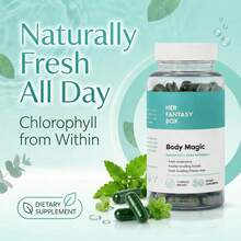 Plant Based Chlorophyll Capsules, Body Purifying Formula For Daily Internal Care - 1 gói - Xem 1