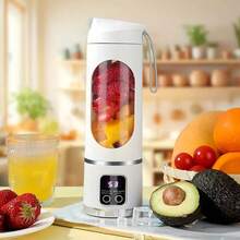 JUICER CUP 便攜式USB充電攪拌機果汁機 - 易於清洗，適用於水果和蔬菜汁、果昔 - 容量從10.14盎司到16.91盎司 - 彩色 - 查看 4